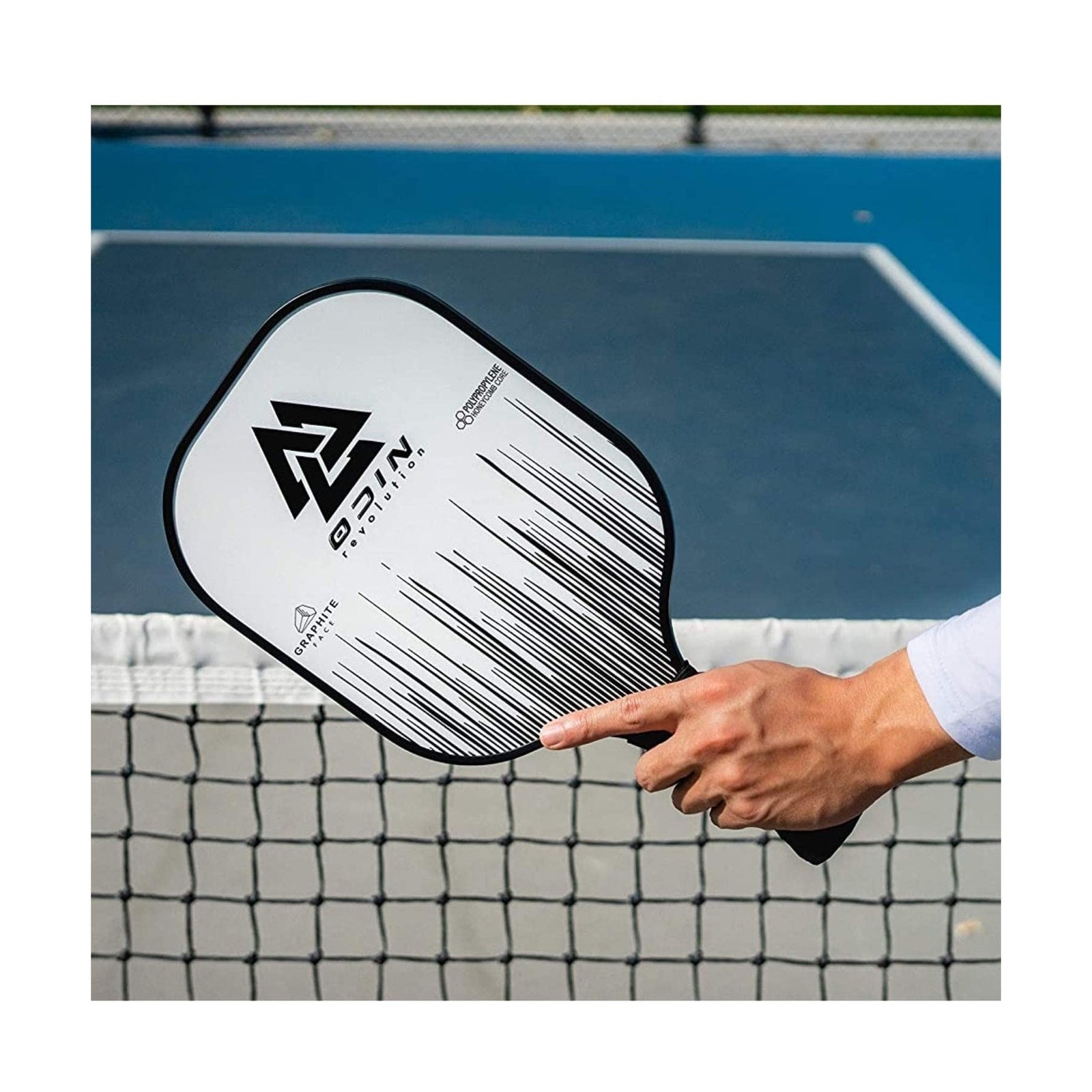 Odin Pickleball Paddles Set of 2 Premium Graphite Polypropylene Honeycomb Cor...